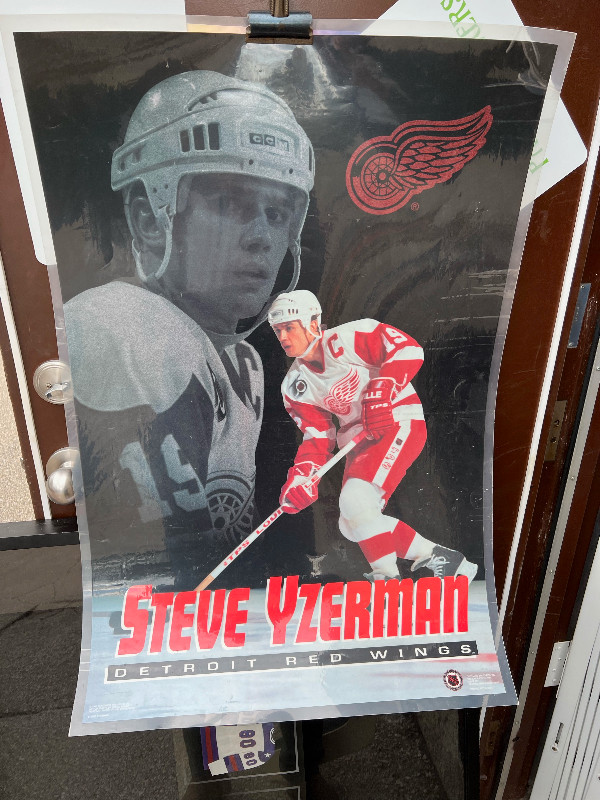 3 DETROIT RED WINGS LAMINATED POSTERS YZERMAN SHANAHAN FEDOROV in Arts & Collectibles in Mississauga / Peel Region