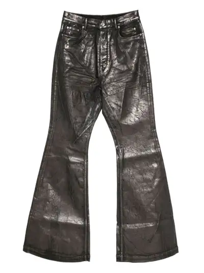 Rick Owens DRKSHDW crackled-effect flared jeans. Brand new, never worn Bought from Simons Retail for...
