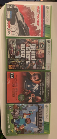 Bundle of 4 Xbox Games