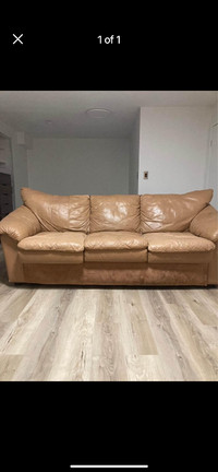 Leather couch