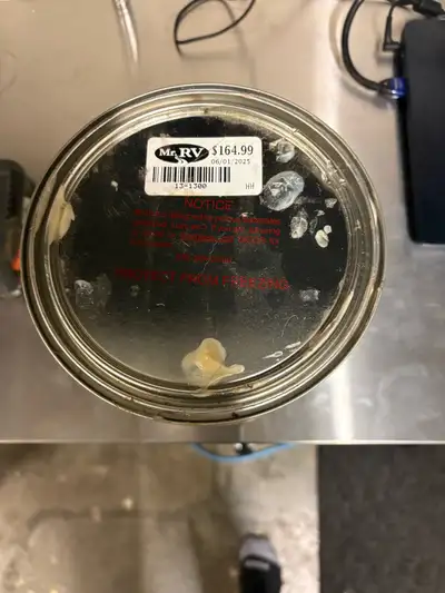 I have a partial pail of rubber bonding adhesive, . I needed less than a quarter of the pail to comp...