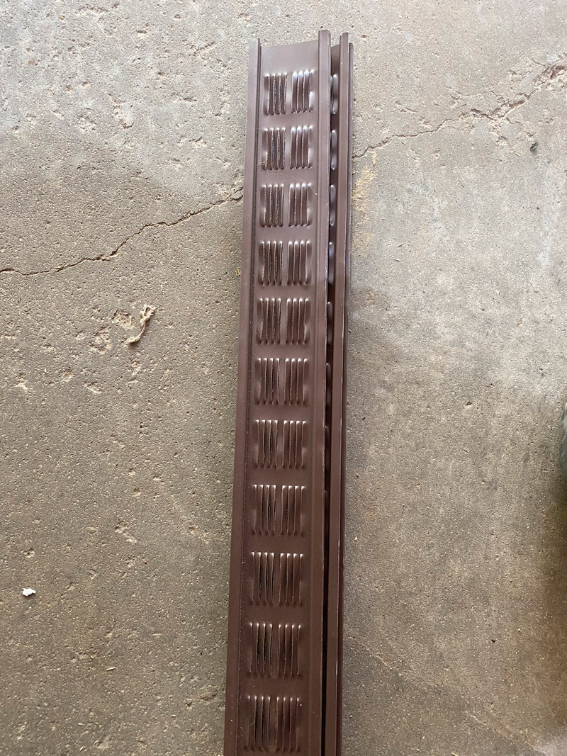 Brown Aluminum Soffit Vent 8 ft strips Brand New (54) Roofing