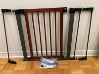 Used Brica Wood & Steel Designer Baby Gate