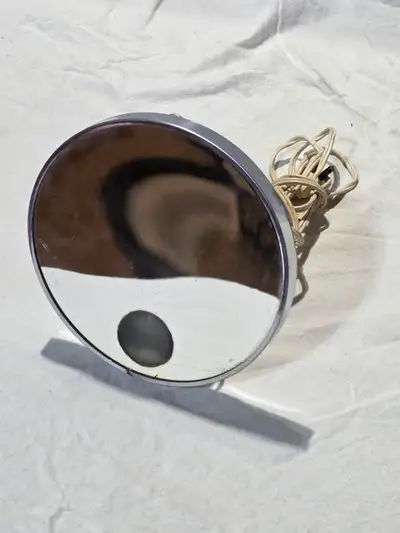 Vintage 50s Chrome Lighted Mirror | Pax MFG Toronto | MidCentury, View more