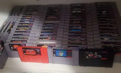 Dozens of SNES Super Nintendo Games for sale, View more