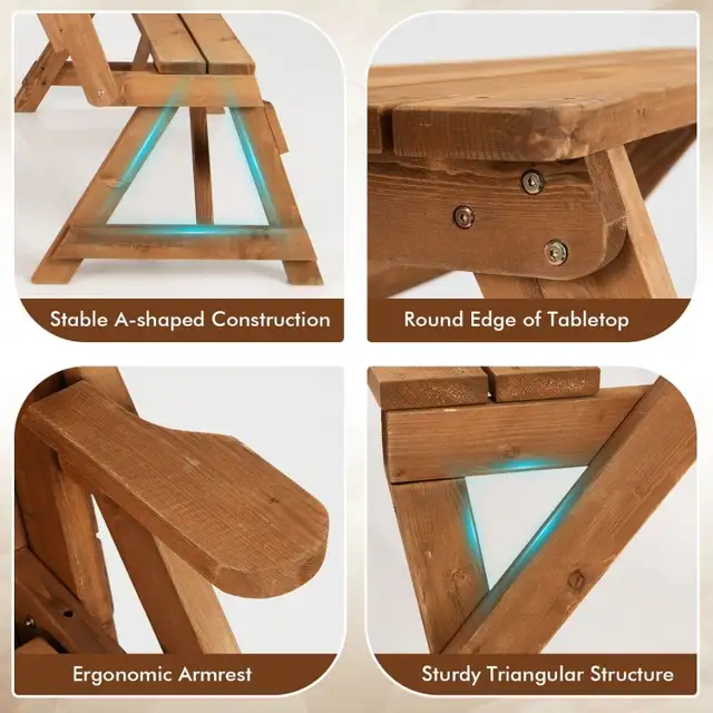 WAREHOUSE SALE ON 2 in 1 Picnic Table!! Retail $300 in Other Tables in Cambridge - Image 7