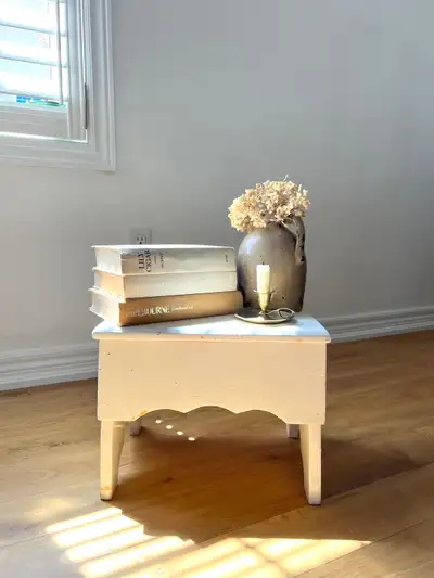 Handmade Bench Storage Stool Vintage Farmhouse, View more