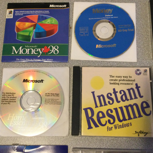 Vintage Computer CD's Financial Investment Money Internet Resume in Software in Oshawa / Durham Region - Image 2