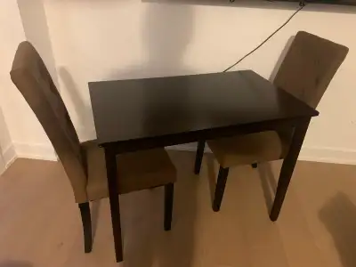 Table with 2 chairs, View more