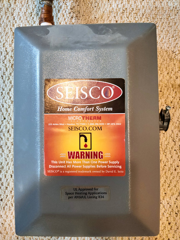 Seisco 11KW 240V Tankless Water Heater in Plumbing, Sinks, Toilets & Showers in City of Halifax