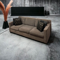 Premium Urban Barn Velvet Couch contemporary Sofa Feather Filled