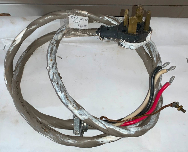 Reclaimed 30 Amp Dryer Cord in Washers & Dryers in Strathcona County