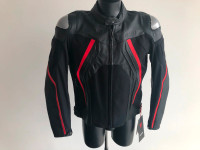 Ducati Fighter C1 Leather & Fabric Motorcycle Coat New size 56
