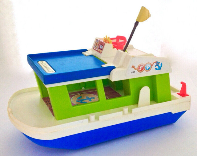 Vintage 1972 Collection. Jouet FISHER PRICE Happy Houseboat dans Art et objets de collection  à Lévis - Image 2