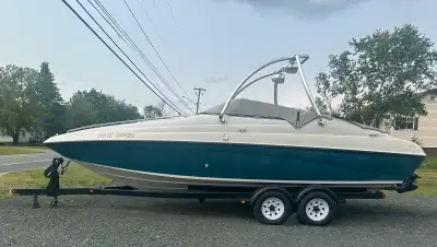 1993 crownline. 21 foot. 5.7 mercruiser engine. Newly rebuilt engine. Cuddy with toilet, sink and st...