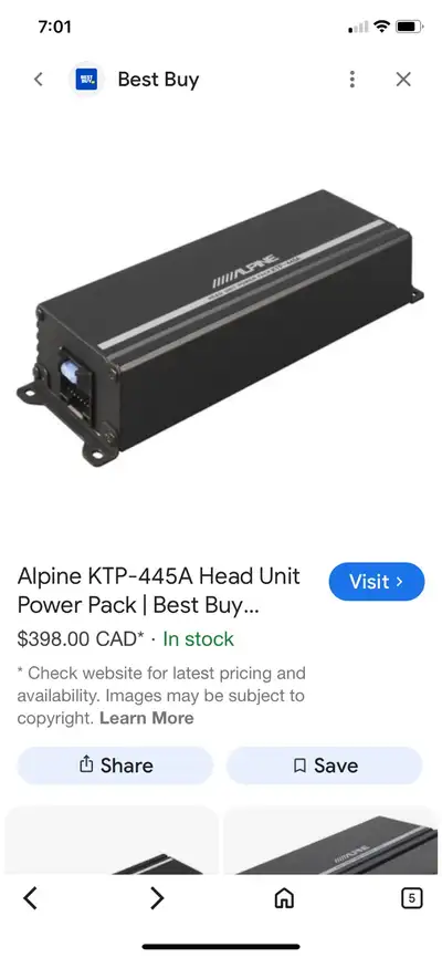 New Alpine amp and speakers, View more