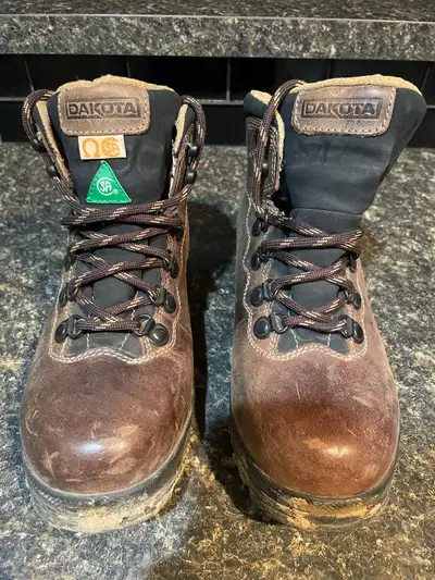 Steel-Toed Boots (size 5), View more