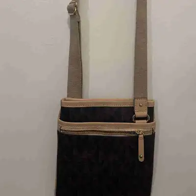 MK brown monogram crossbody bag Michael Kors, View more