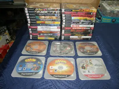 Liquidation Lot de 32 Jeux PS2 Bon Titre mais Brisé Scrap Incomp, View more