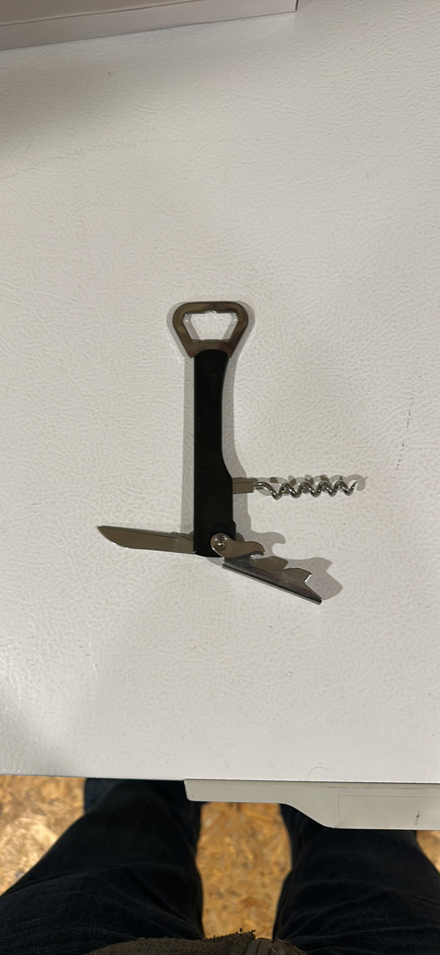 Corkscrew, Bottle Opener, Small Blade Perfect For Picnics in Kitchen & Dining Wares in Ottawa