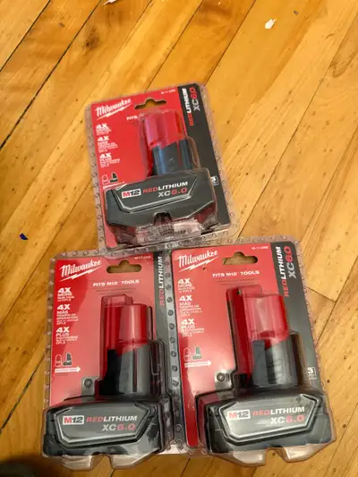 Milwaukee M12 REDLITHIUM XC6.0 Battery , View more