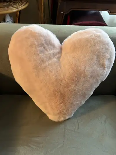 Simon’s Pink Heart Pillow, View more
