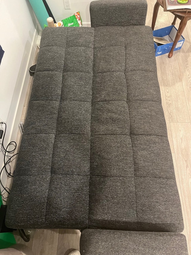 Structube couch/daybed with removable arms Couches & Futons Calgary