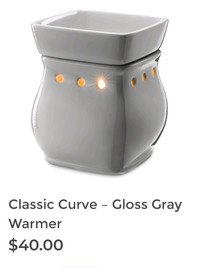 Classic curve grey scentsy warmer