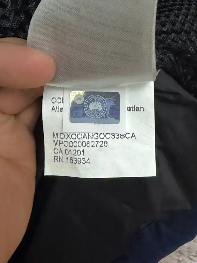 Canada Goose Chateau Parka — Men’s Large — Atlantic Blue in Men's in Edmonton - Image 7