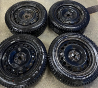 205/55r16 Studded Winter tires + rims (5x100 Bolt pattern)