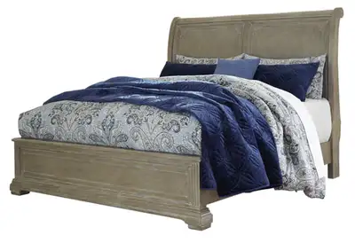 Brand New Boreland King Bedframe on Sale for $599 Regular $1299 Discontinued Clearance Last One 82"W...