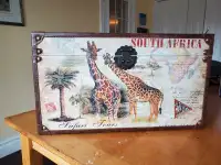 Vintage safari themed chest
