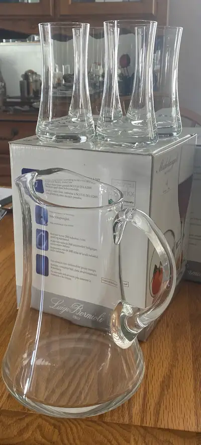 4 glasses with pitcher , View more
