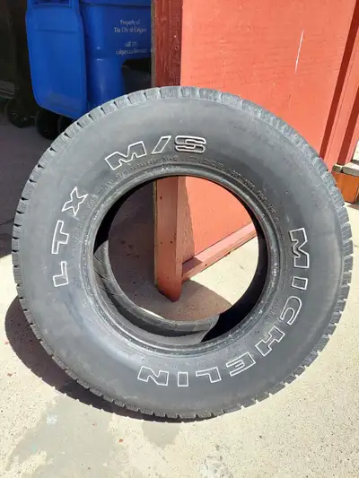 Set of 4 - 245/ 75/ R 16 M+S tires. About 45 percent tread left. Good shape.Please call Don at 403 4...