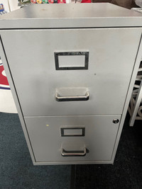 Pair of 2 drawer filing cabinets