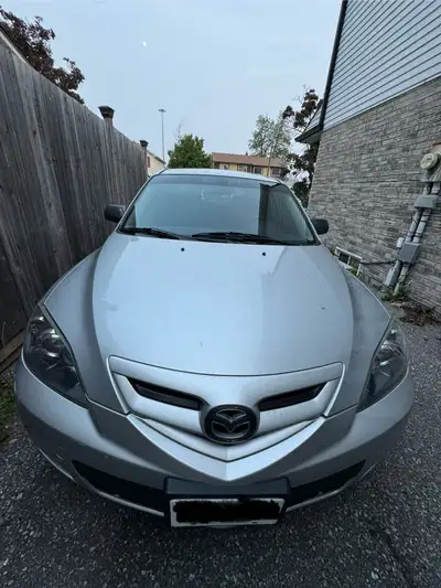 Selling a 2008 Mazda 3 GS Sport hatchback for a quick sale. Asking $2500 firm. Car is being sold AS...
