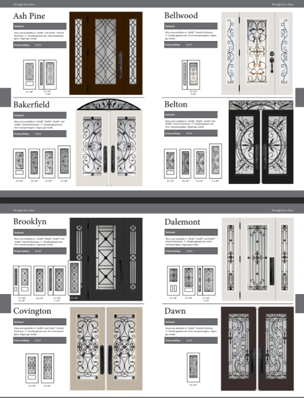 Entrance door & Glass inserts in Outdoor Décor in Markham / York Region - Image 2