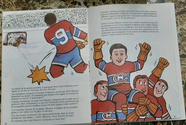 Livre Bande Dessinée Maurice Richard Bon Courage de Ténacité dans Art et objets de collection  à Trois-Rivières - Image 2