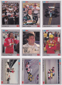 1991 CART PPG INDY CAR WORLD SERIES COMPLETE 100 CARD SET