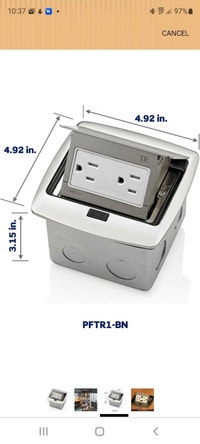 Floor pop up receptacle  Calgary Alberta Preview