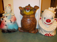 Clown Cookie Jars - Antique