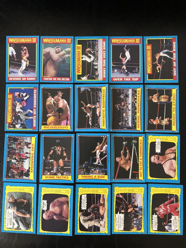 1987 OPC WWF Wrestling Sports Cards Set 1-75  in Arts & Collectibles in City of Toronto - Image 4