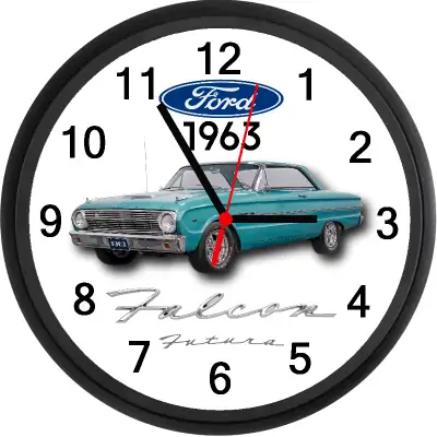 Brand new boxed wall clock approximately 10 inches in diameter featuring Custom designed artwork. Cl...