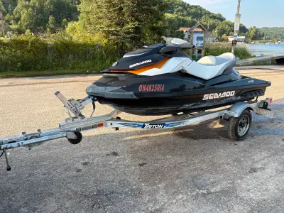 96 hrs. Cover, Triton trailer. New battery. New seat. New Plugs. Battery shut off installed. At mach...