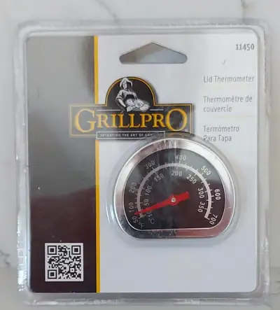 Brand new in sealed package! Universal Lid Thermometer replacement • Fits most grills • Indicates th...
