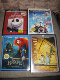 Nightmare Before Christmas  Brave FROZEN DVD & Blu-Ray