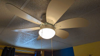 Ventilateur de plafond avec lumière 