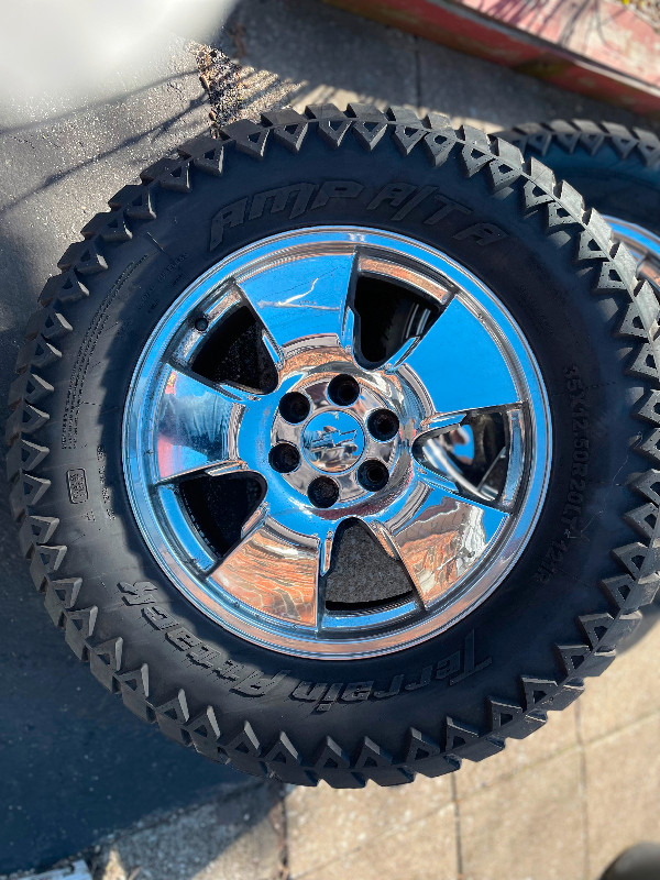 Set of 4 tires n rims 35x12.50R20LT in Tires & Rims in Hamilton