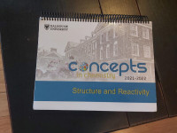 Concepts in Chemistry-Structure and Reactivity