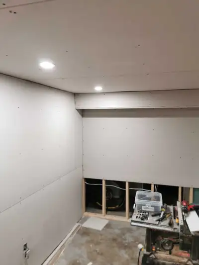 Looking for someone to tape and mud drywall, View more
